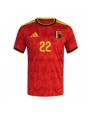 Belgia Alexis Saelemaekers #22 Kotipaita MM-kisat 2026 Lyhythihainen Belgia Alexis Saelemaekers #22 Kotipaita MM-kisat 2026 Lyhythihainen